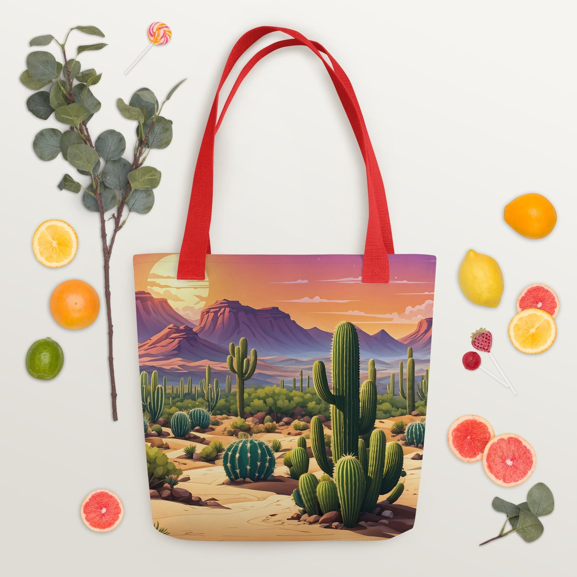 Cactus Desert III Tote Bag - Tote Bags - Discovery Co.