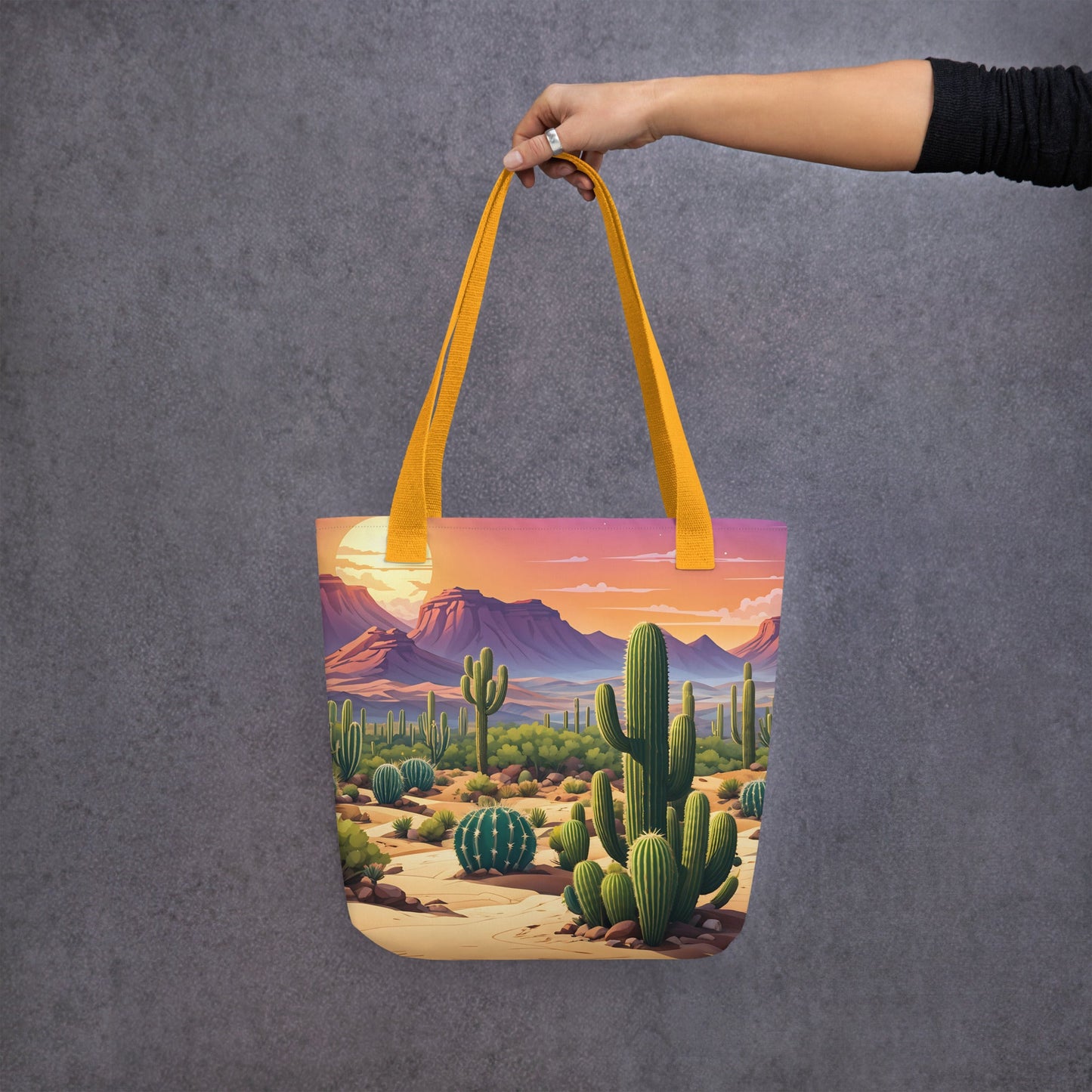 Cactus Desert III Tote Bag - Tote Bags - Discovery Co.