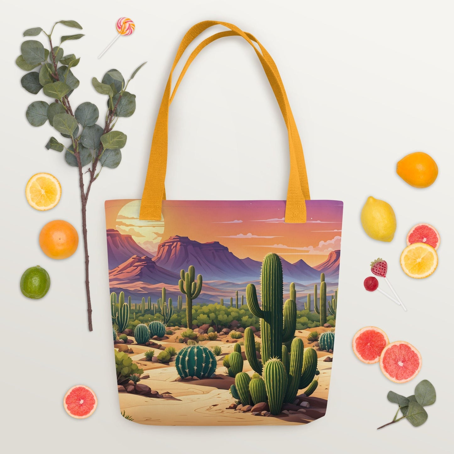 Cactus Desert III Tote Bag - Tote Bags - Discovery Co.