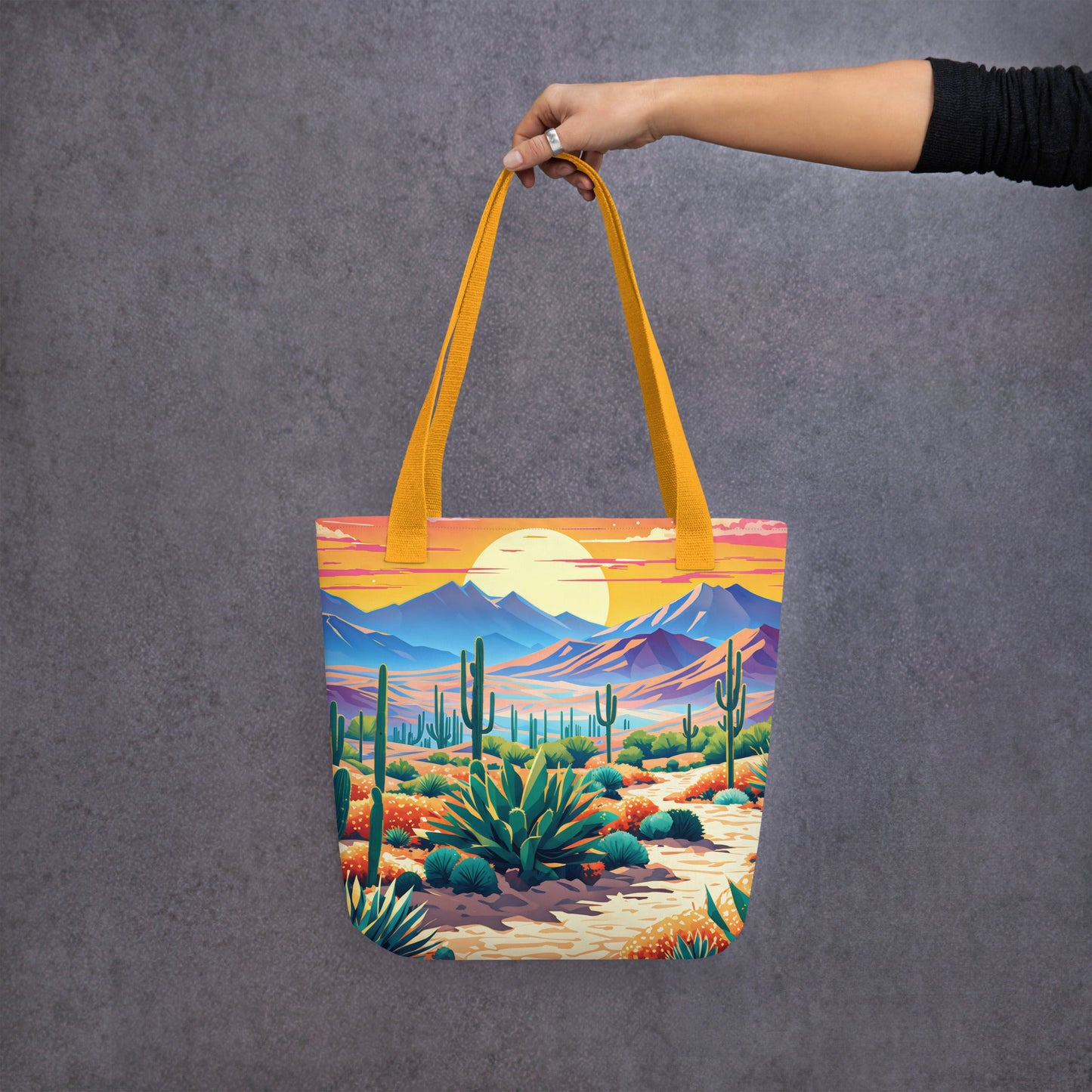 Cactus Desert IV Tote Bag - Tote Bags - Discovery Co.