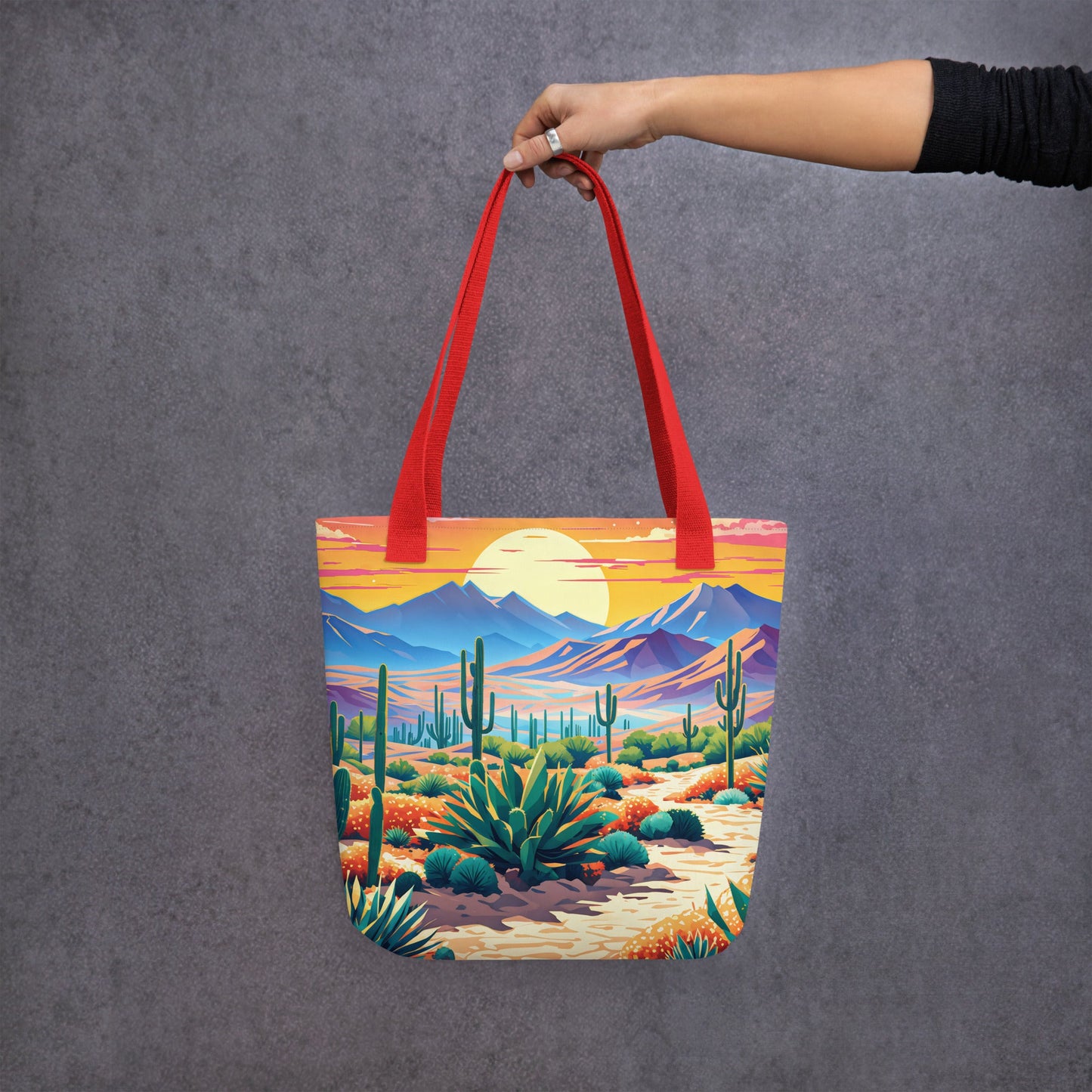 Cactus Desert IV Tote Bag - Tote Bags - Discovery Co.