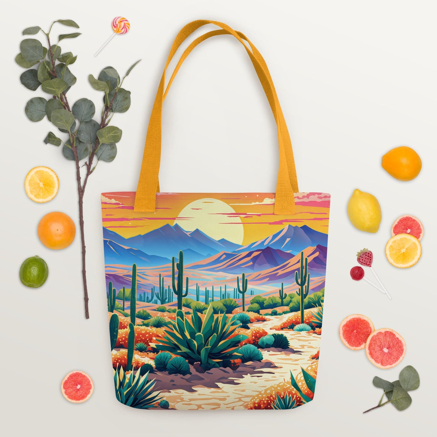 Cactus Desert IV Tote Bag - Tote Bags - Discovery Co.