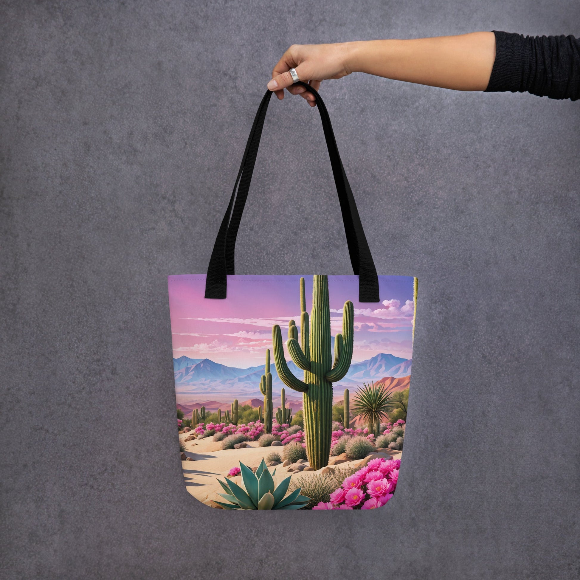 Cactus Desert Tote Bag - Tote Bags - Discovery Co.