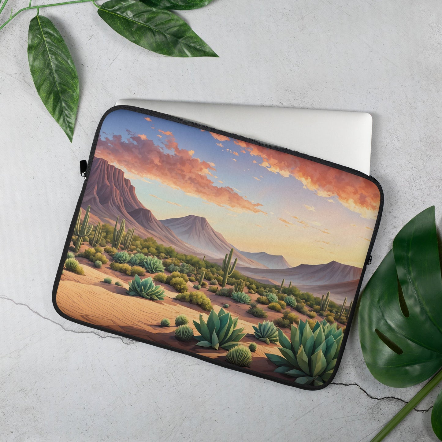 Cactus Desert V Laptop Sleeve - Laptop Cases - Discovery Co.