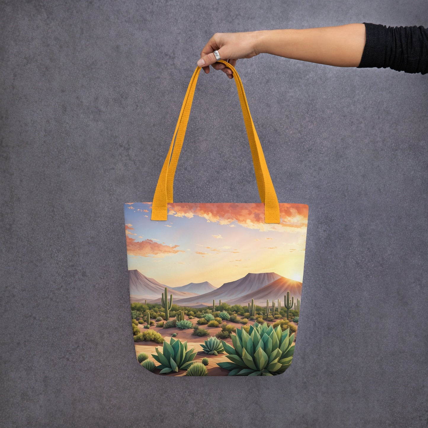 Cactus Desert V Tote Bag - Tote Bags - Discovery Co.