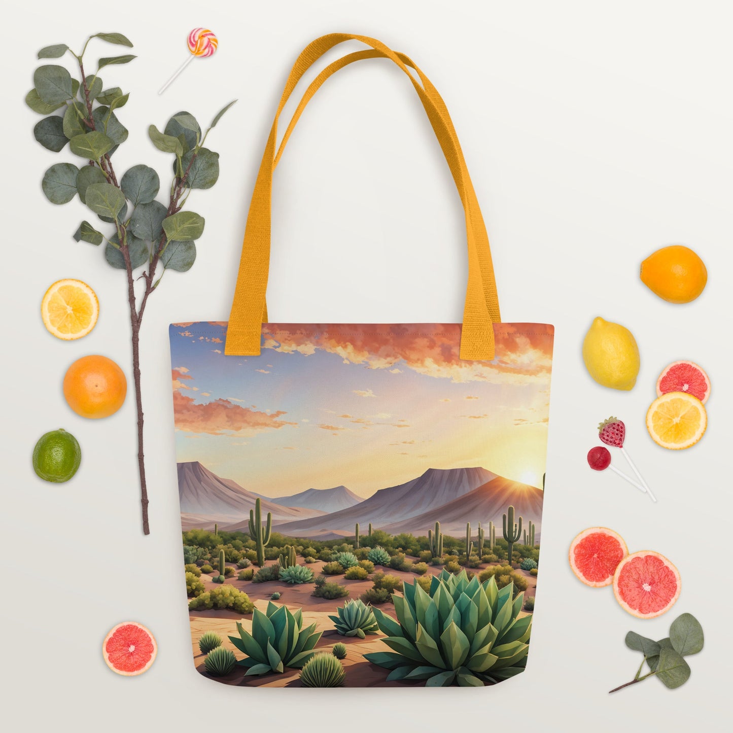 Cactus Desert V Tote Bag - Tote Bags - Discovery Co.