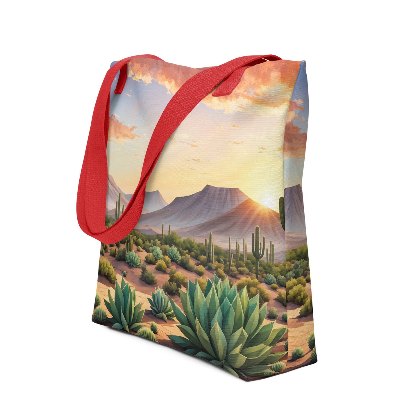 Cactus Desert V Tote Bag - Tote Bags - Discovery Co.