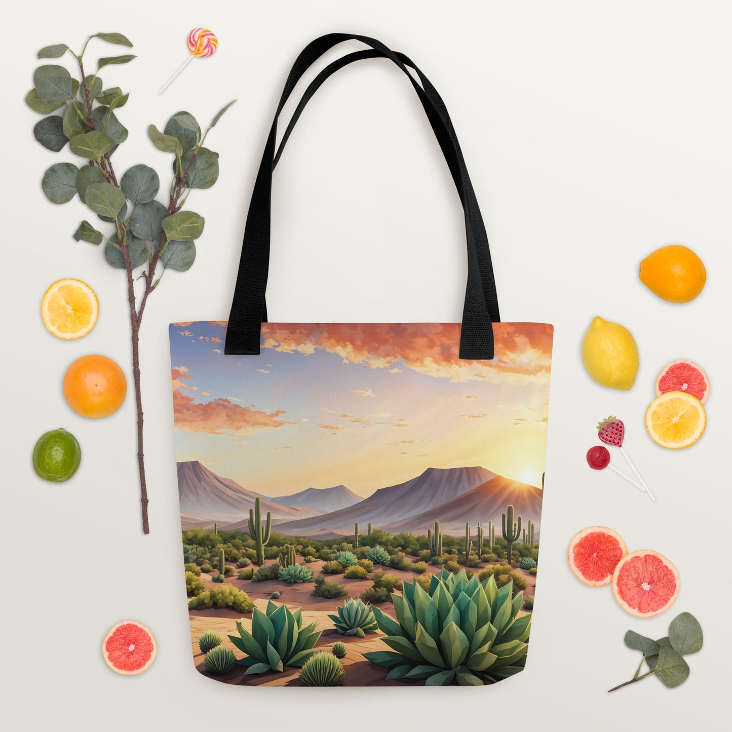 Cactus Desert V Tote Bag - Tote Bags - Discovery Co.