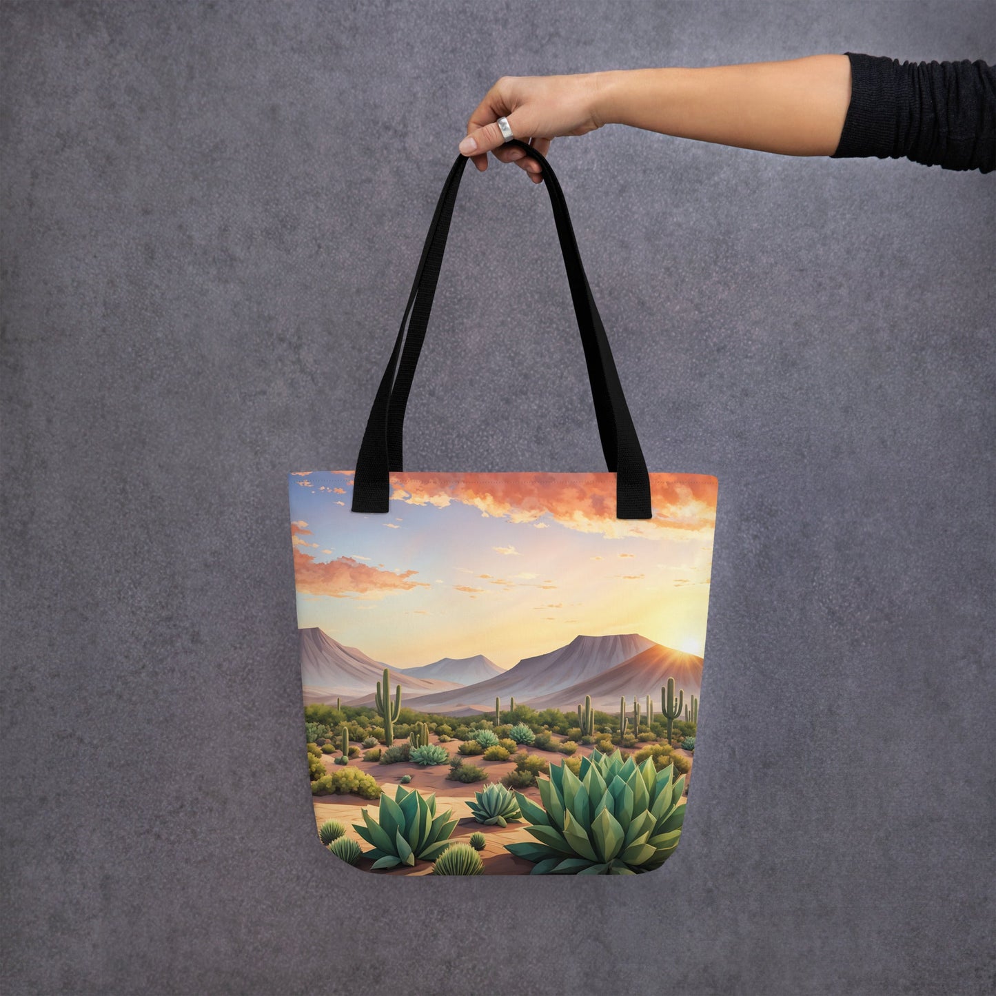 Cactus Desert V Tote Bag - Tote Bags - Discovery Co.