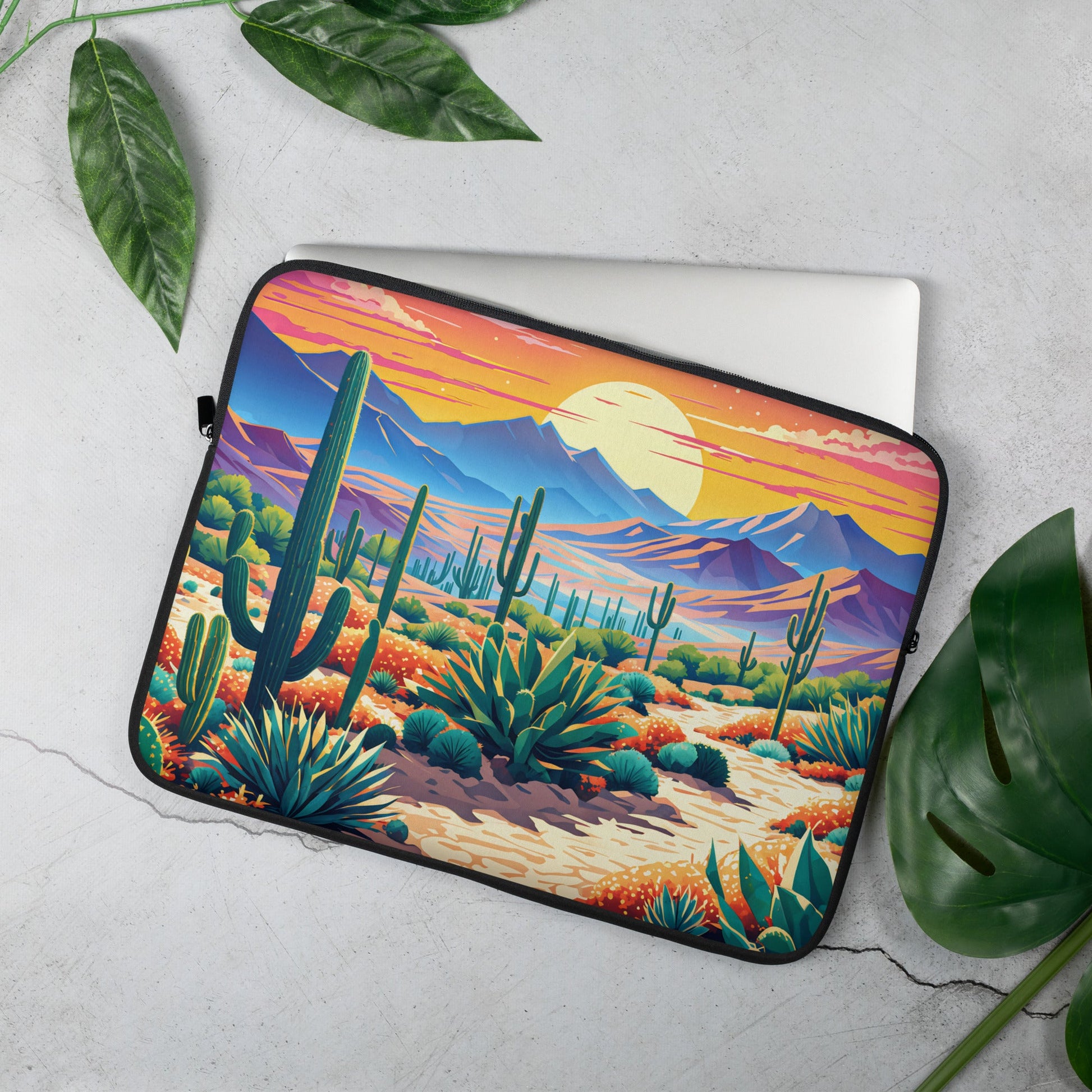 Cactus Desert VI Laptop Sleeve - Laptop Cases - Discovery Co.