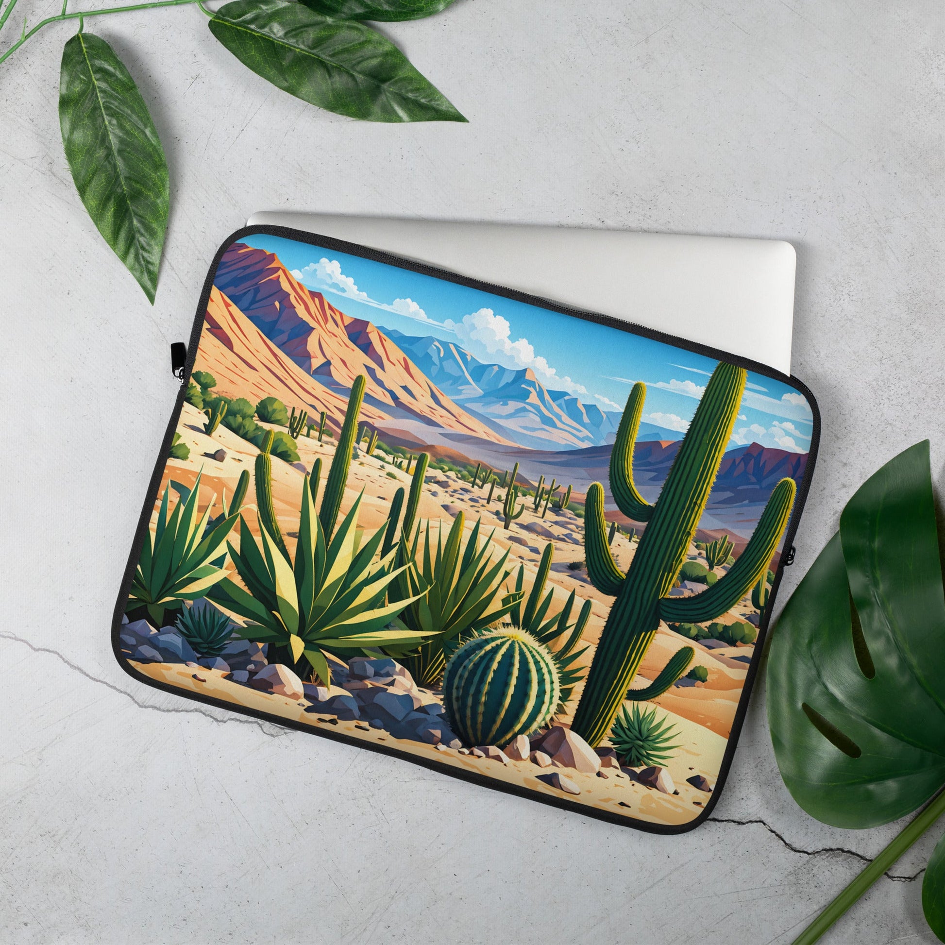 Cactus Desert VII Laptop Sleeve - Laptop Cases - Discovery Co.