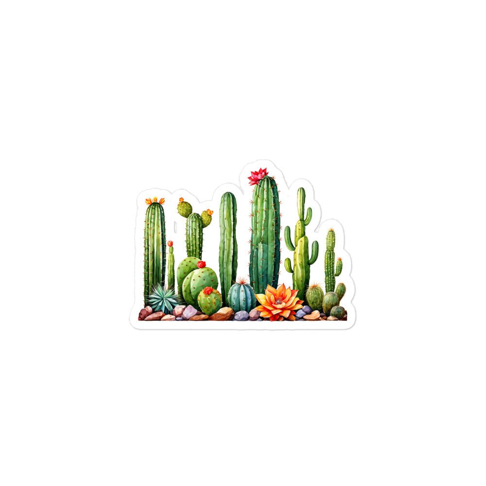 Cactus Garden Bubble-free Stickers - Stickers - Discovery Co.