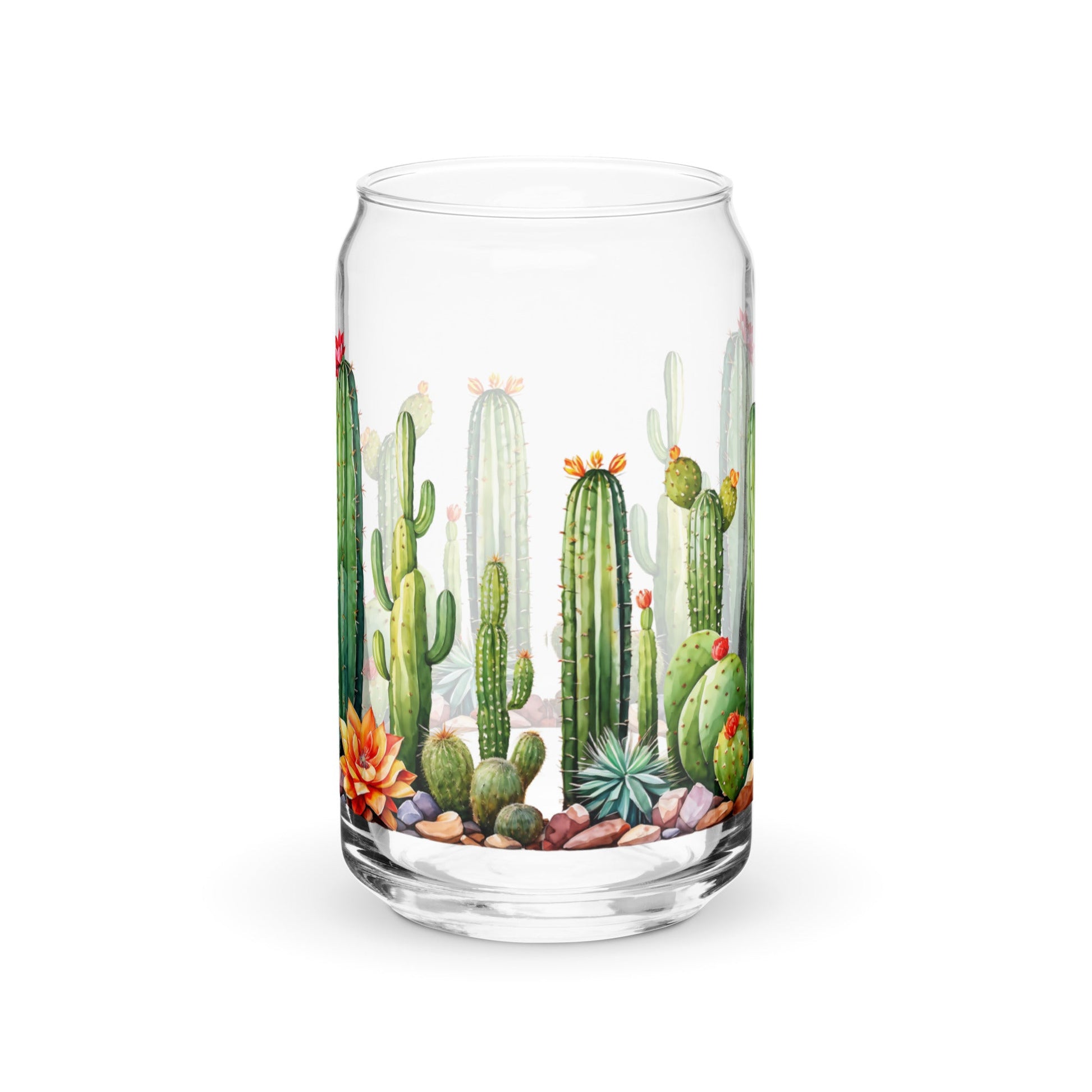 Cactus Garden Can-shaped Glass - Can-Shaped Glass - Discovery Co.