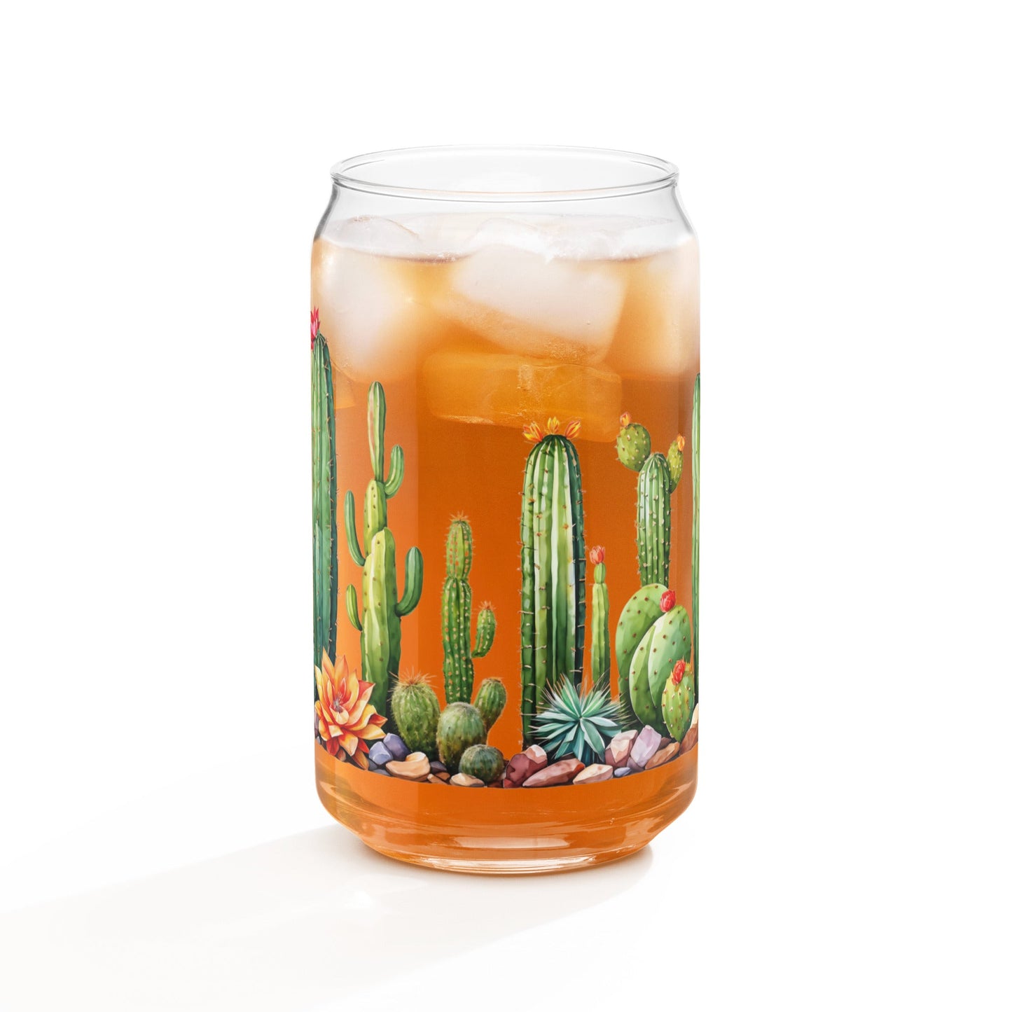 Cactus Garden Can - shaped Glass - Can - Shaped Glass - Discovery Co.