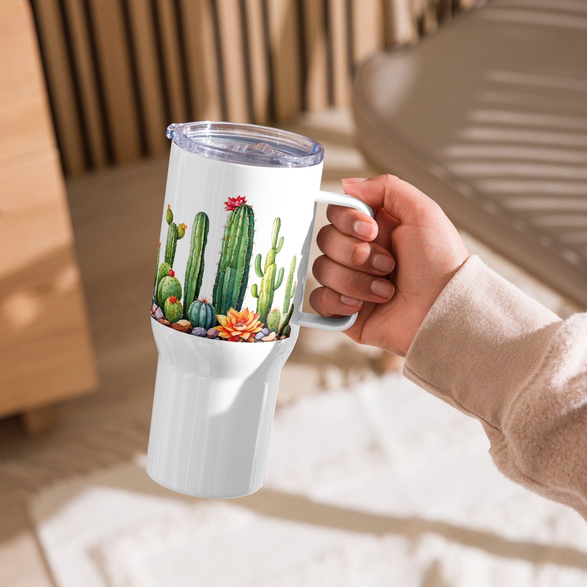 Cactus Garden Travel Mug (25 oz) - Mugs - Discovery Co.