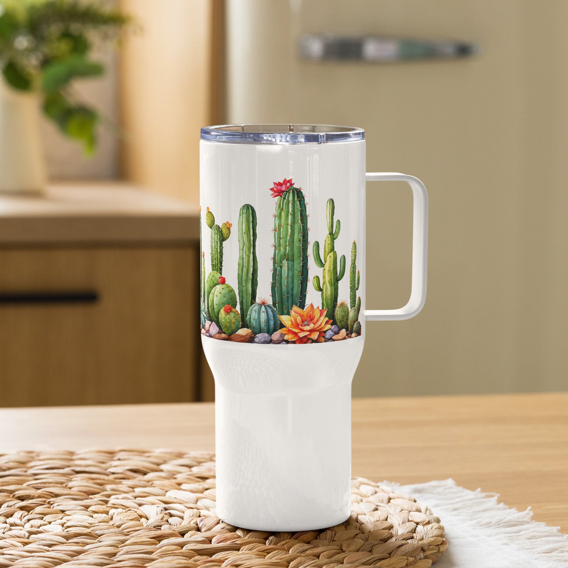 Cactus Garden Travel Mug (25 oz) - Mugs - Discovery Co.