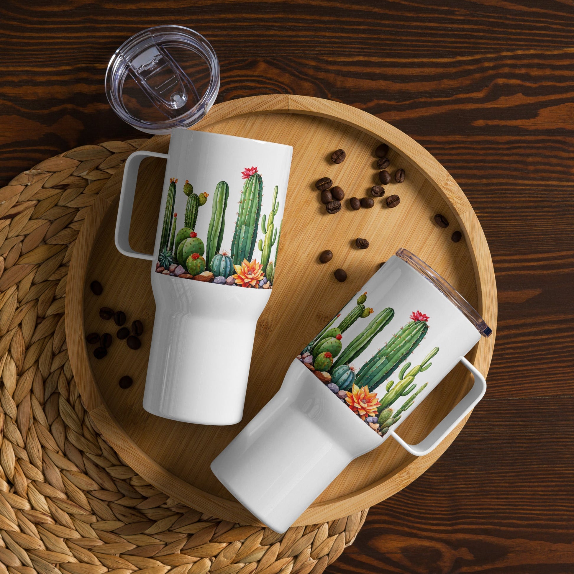 Cactus Garden Travel Mug (25 oz) - Mugs - Discovery Co.