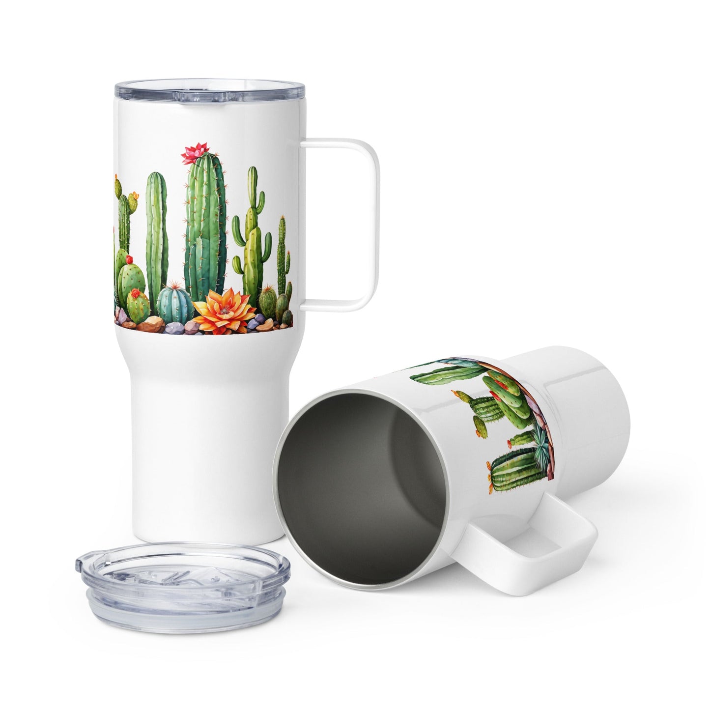 Cactus Garden Travel Mug (25 oz) - Mugs - Discovery Co.