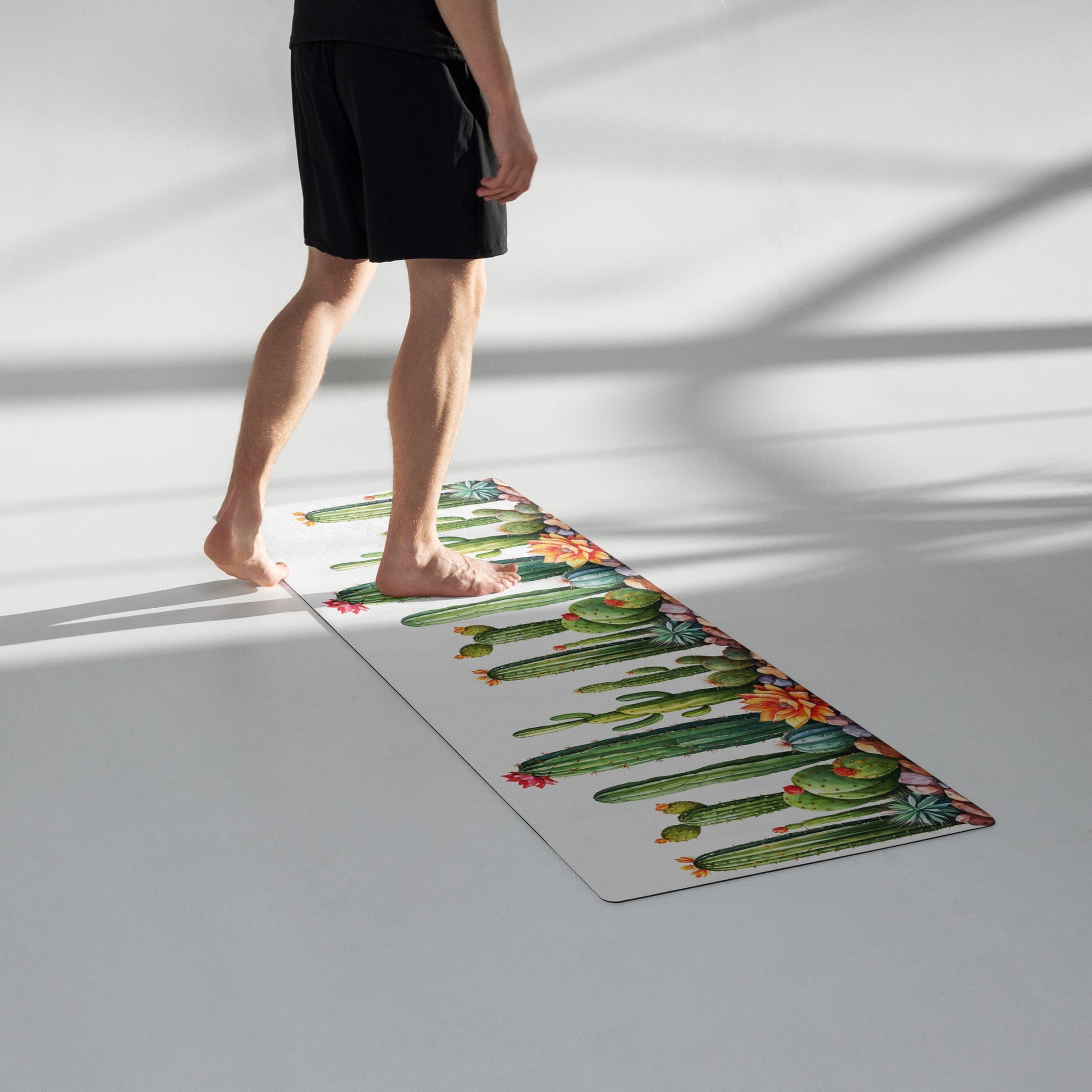 Cactus Garden Yoga Mat - Yoga Mat - Discovery Co.