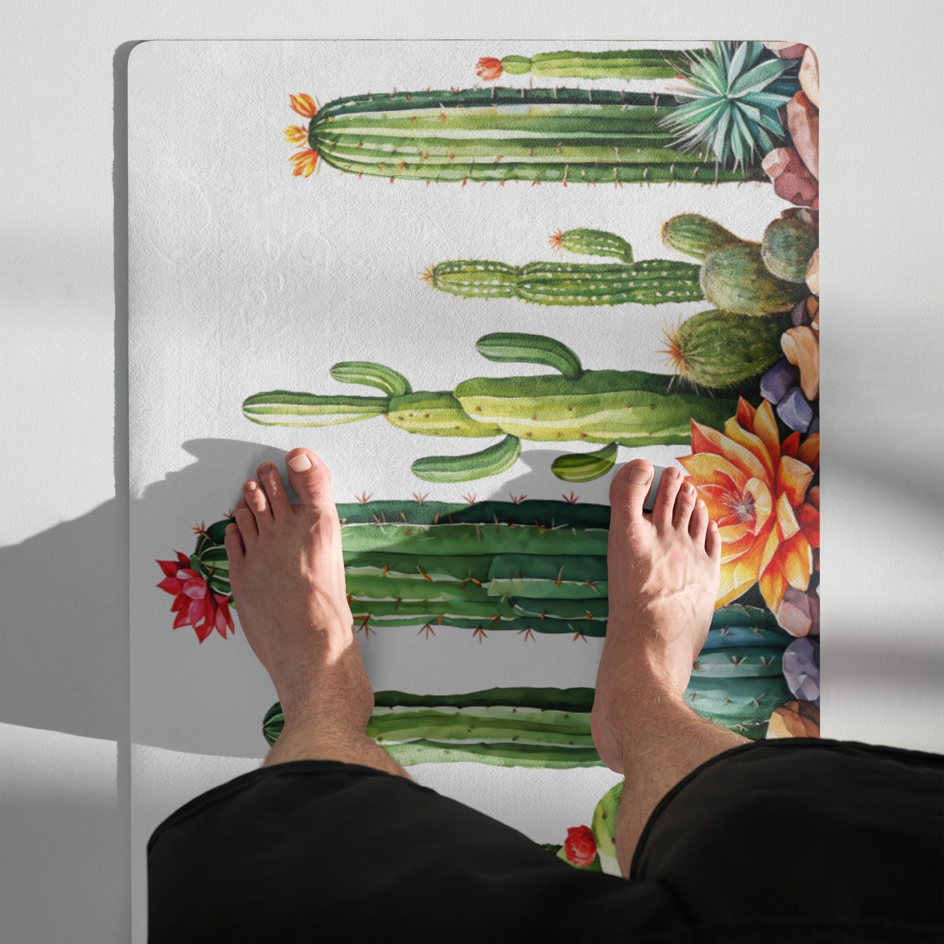 Cactus Garden Yoga Mat - Yoga Mat - Discovery Co.