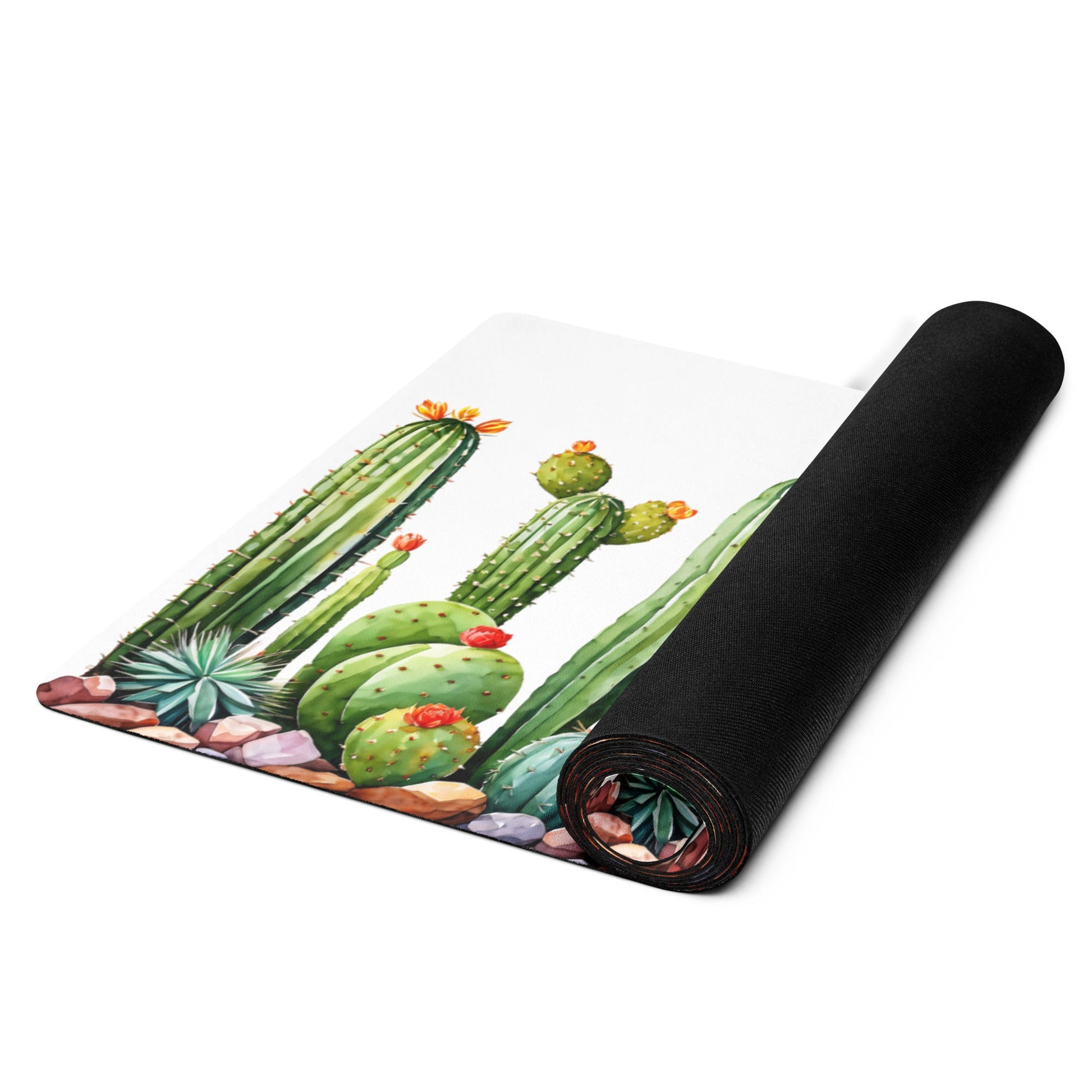 Cactus Garden Yoga Mat - Yoga Mat - Discovery Co.