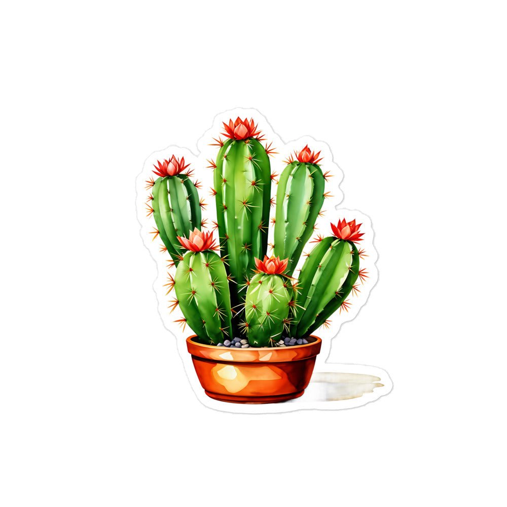 Cactus Plant Bubble-free Stickers - Stickers - Discovery Co.