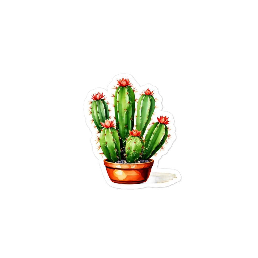 Cactus Plant Bubble-free Stickers - Stickers - Discovery Co.