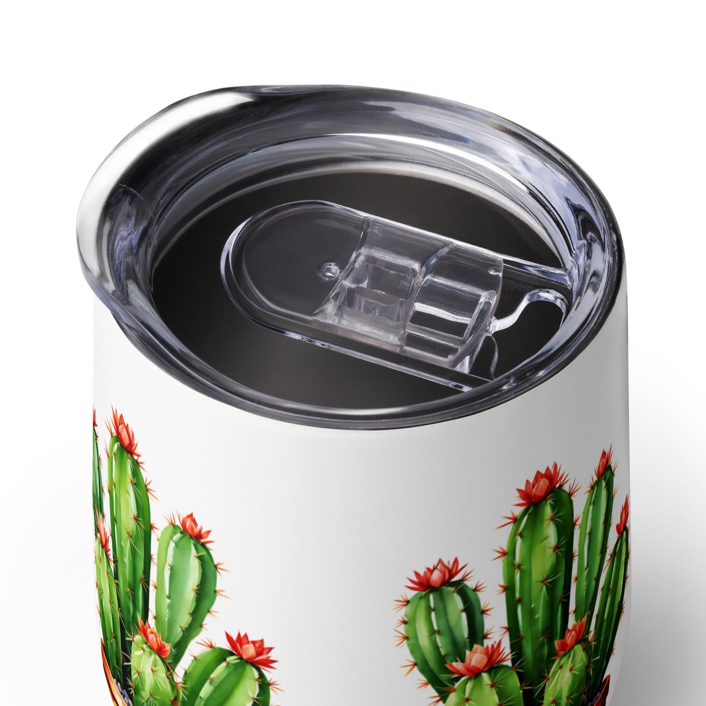 Cactus Plant Wine Tumbler - Tumblers - Discovery Co.