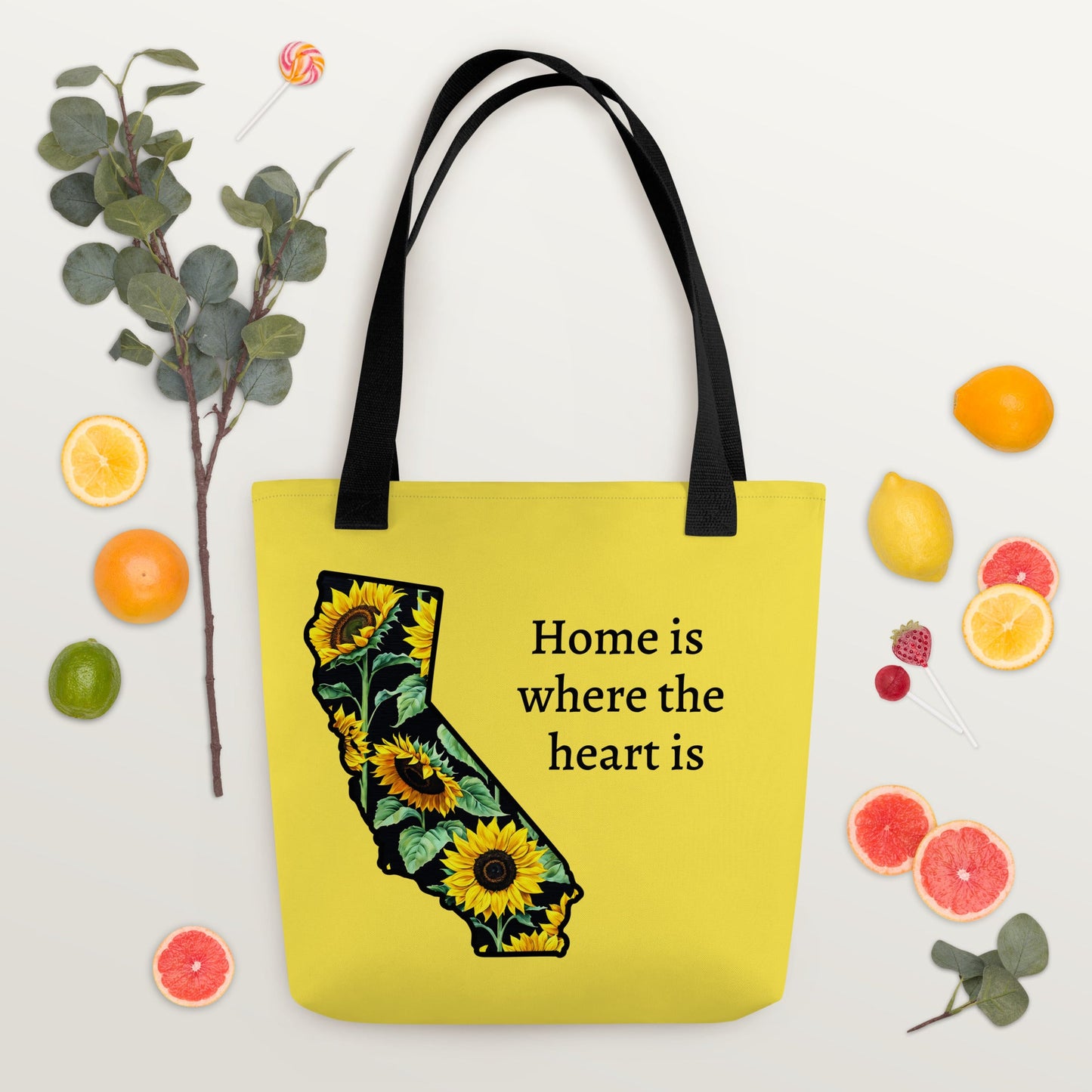 California Sun Flowers Tote Bag - Tote Bags - Discovery Co.