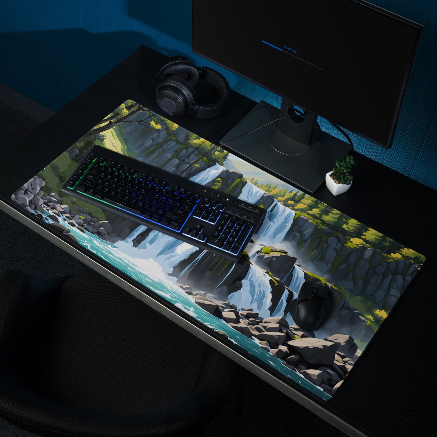 Cascading Waterfall Gaming Mouse Pad - Mouse Pads - Discovery Co.