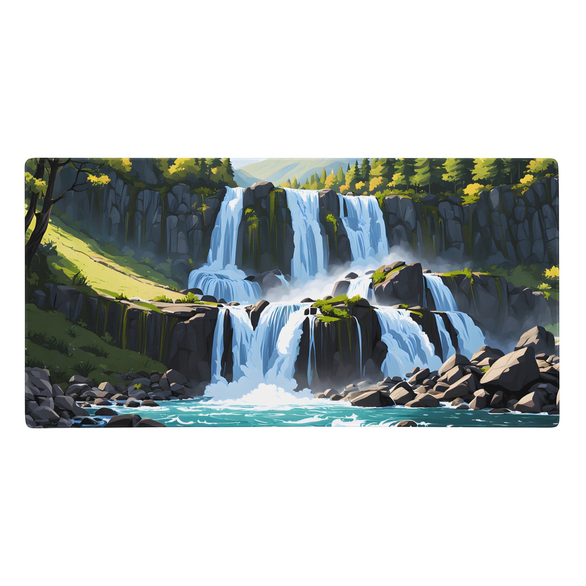 Cascading Waterfall Gaming Mouse Pad - Mouse Pads - Discovery Co.