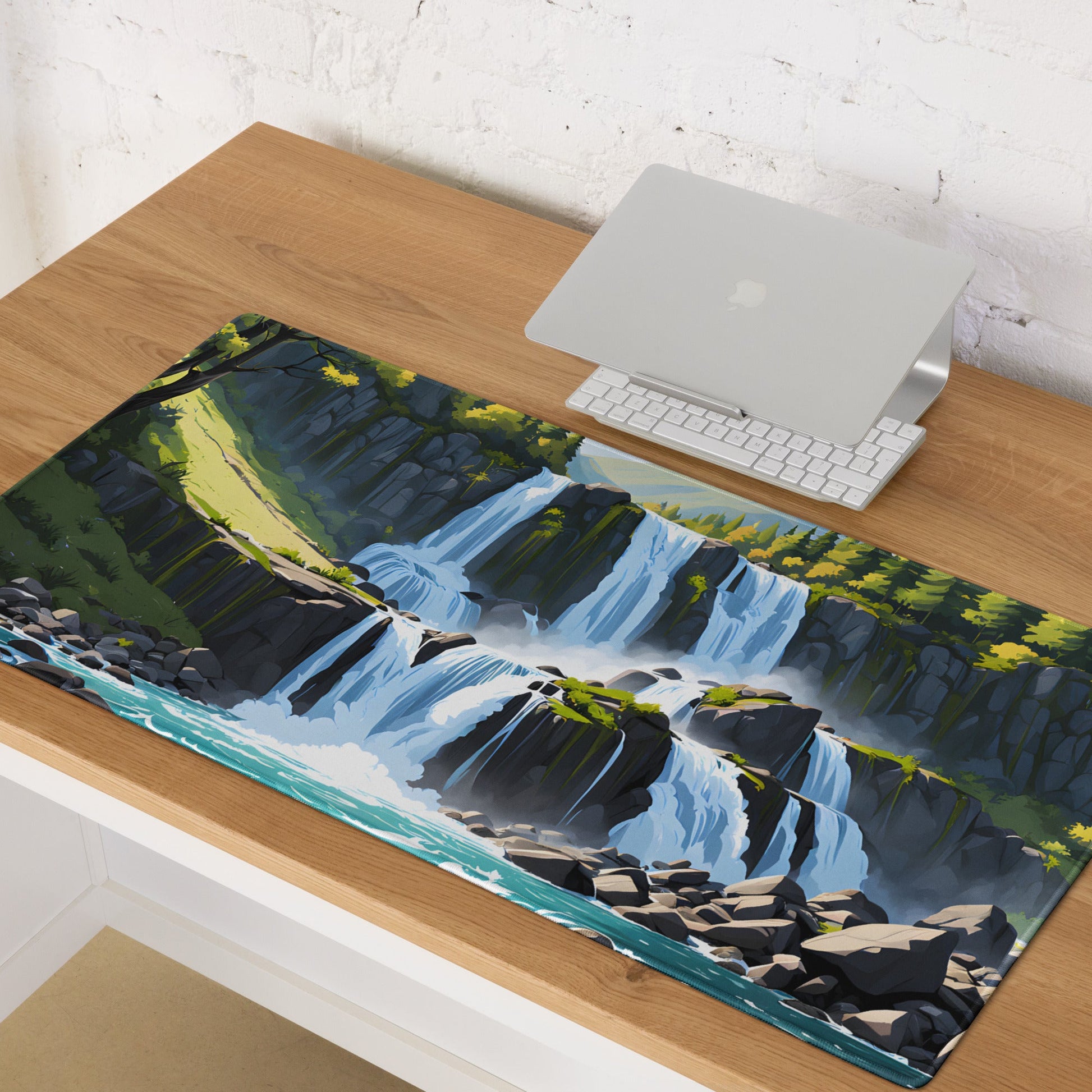 Cascading Waterfall Gaming Mouse Pad - Mouse Pads - Discovery Co.