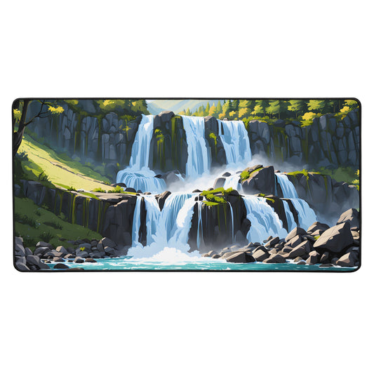 Cascading Waterfalls Desk Mat - Mouse Pads - Discovery Co.