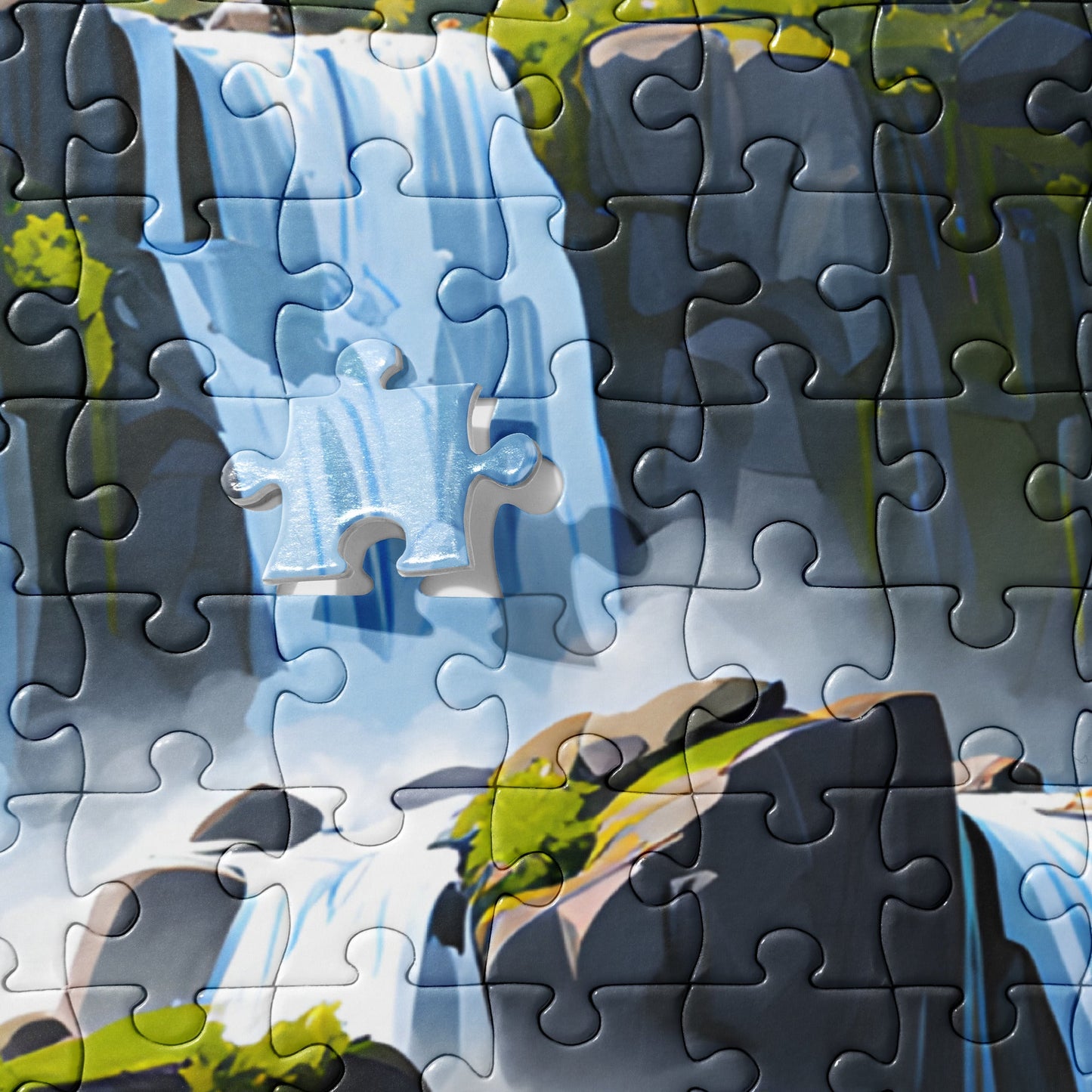 Cascading Waterfalls Jigsaw Puzzle - Puzzle - Discovery Co.