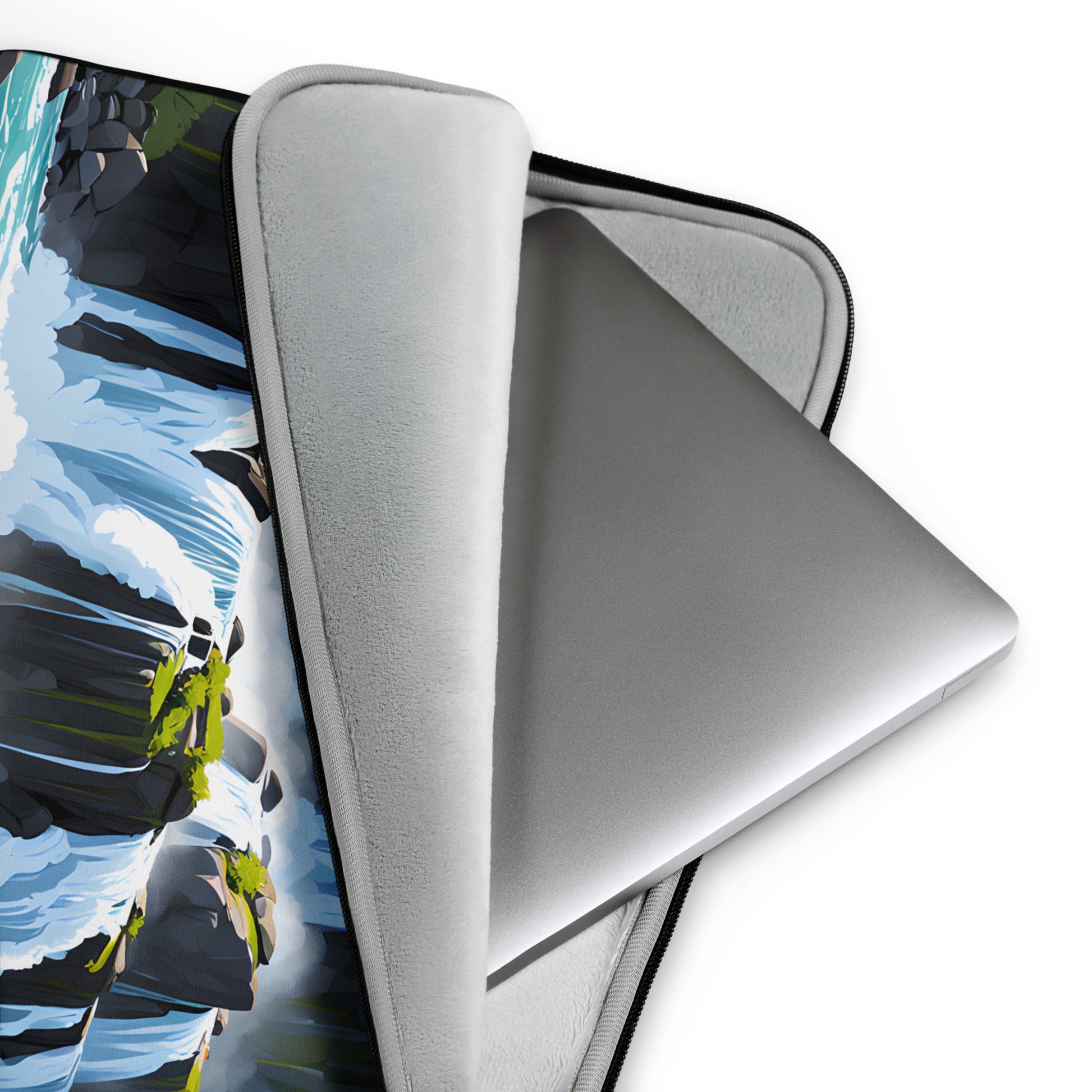 Cascading Waterfalls Laptop Sleeve - Laptop Cases - Discovery Co.