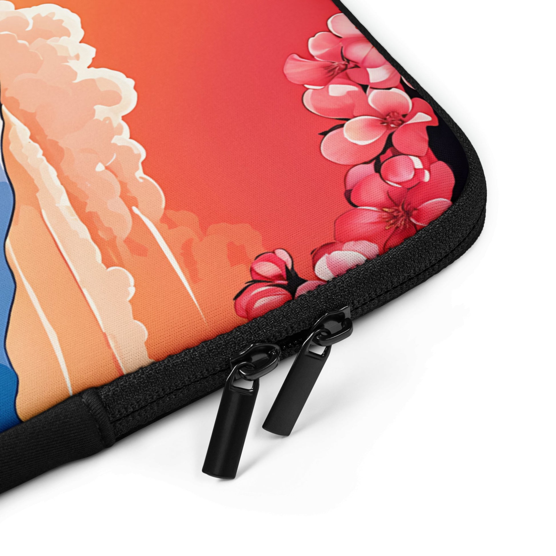 Cherry Bloom Sunrise Laptop Sleeve - Laptop Cases - Discovery Co.