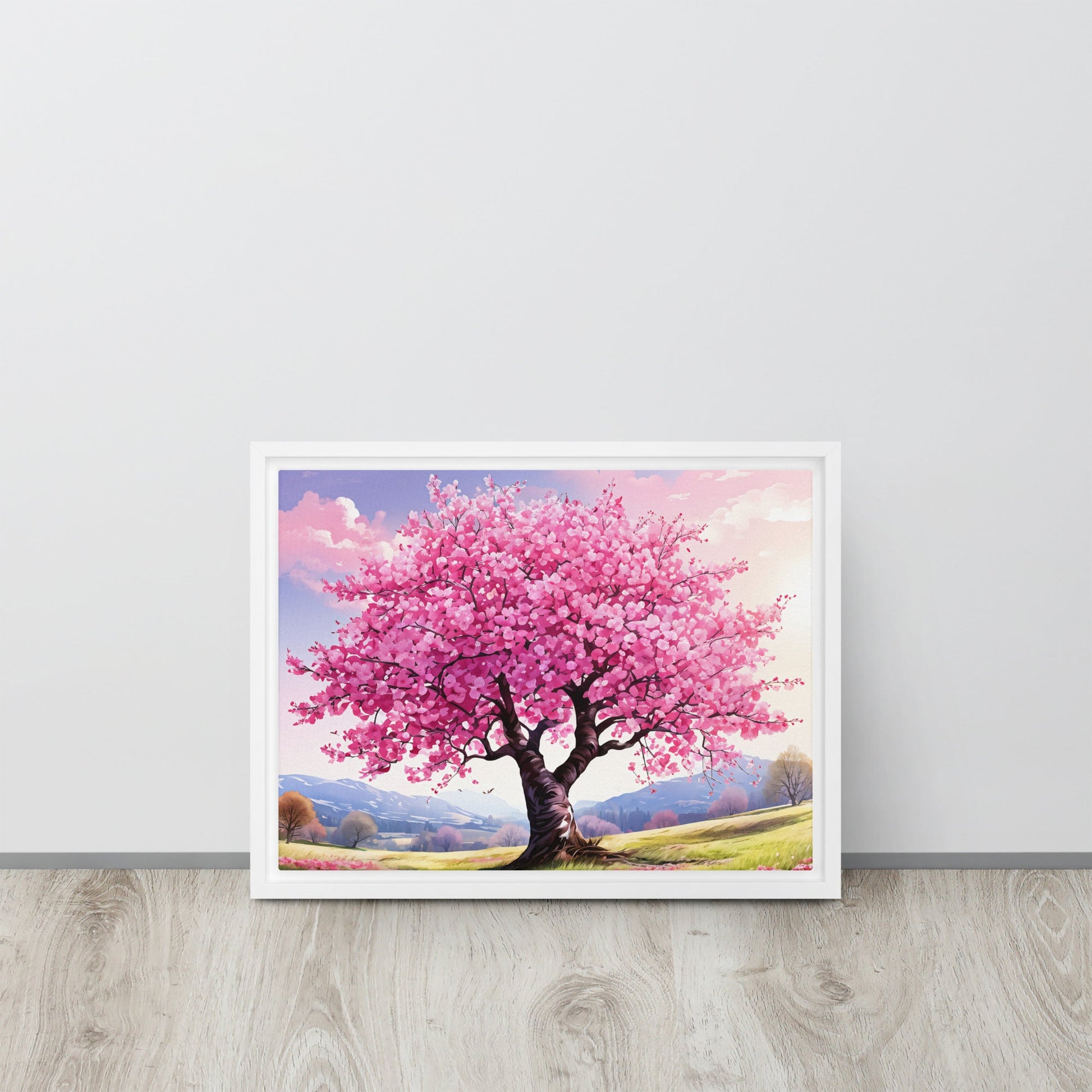 Cherry Blossom Framed Canvas - Canvas Prints - Discovery Co.