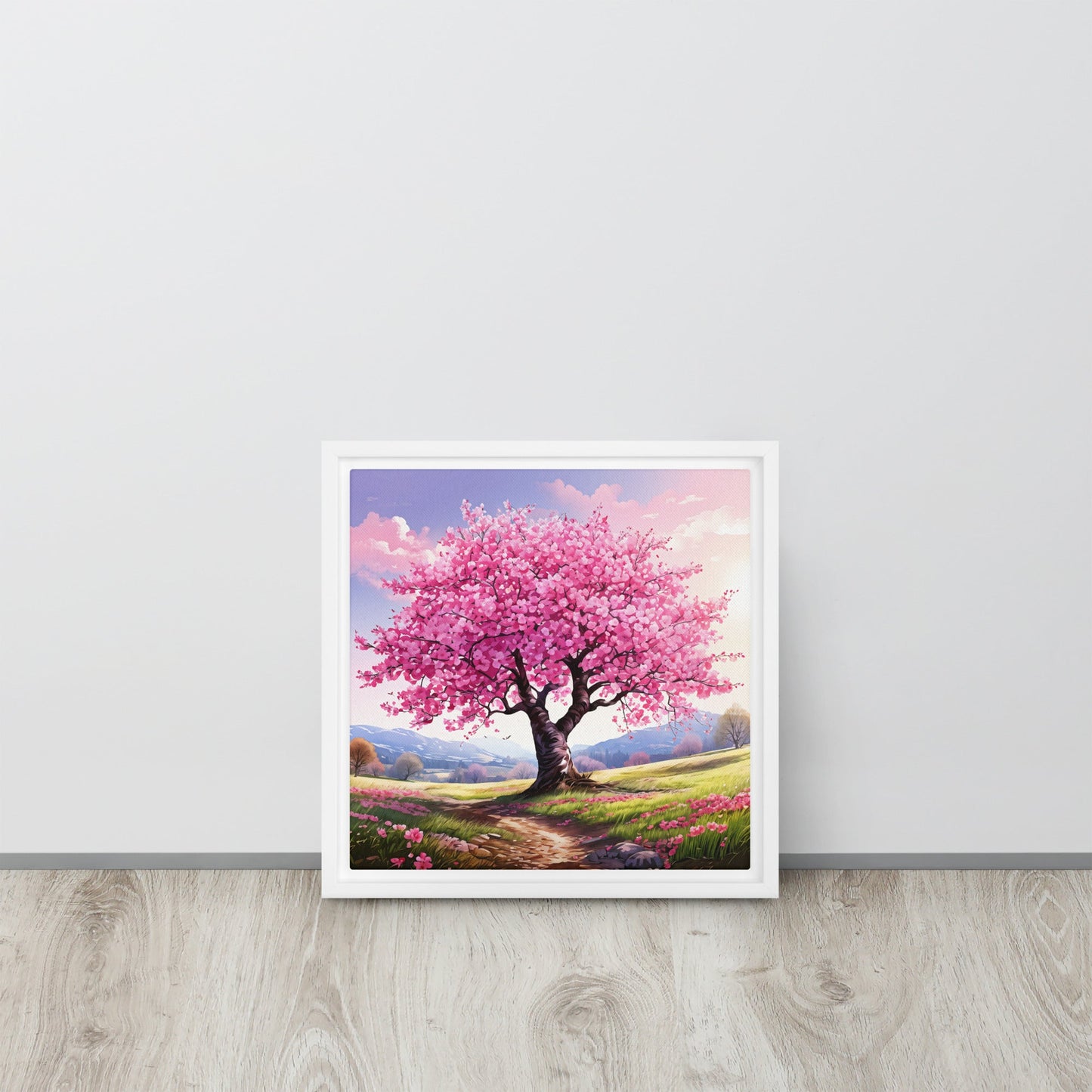 Cherry Blossom Framed Canvas - Canvas Prints - Discovery Co.