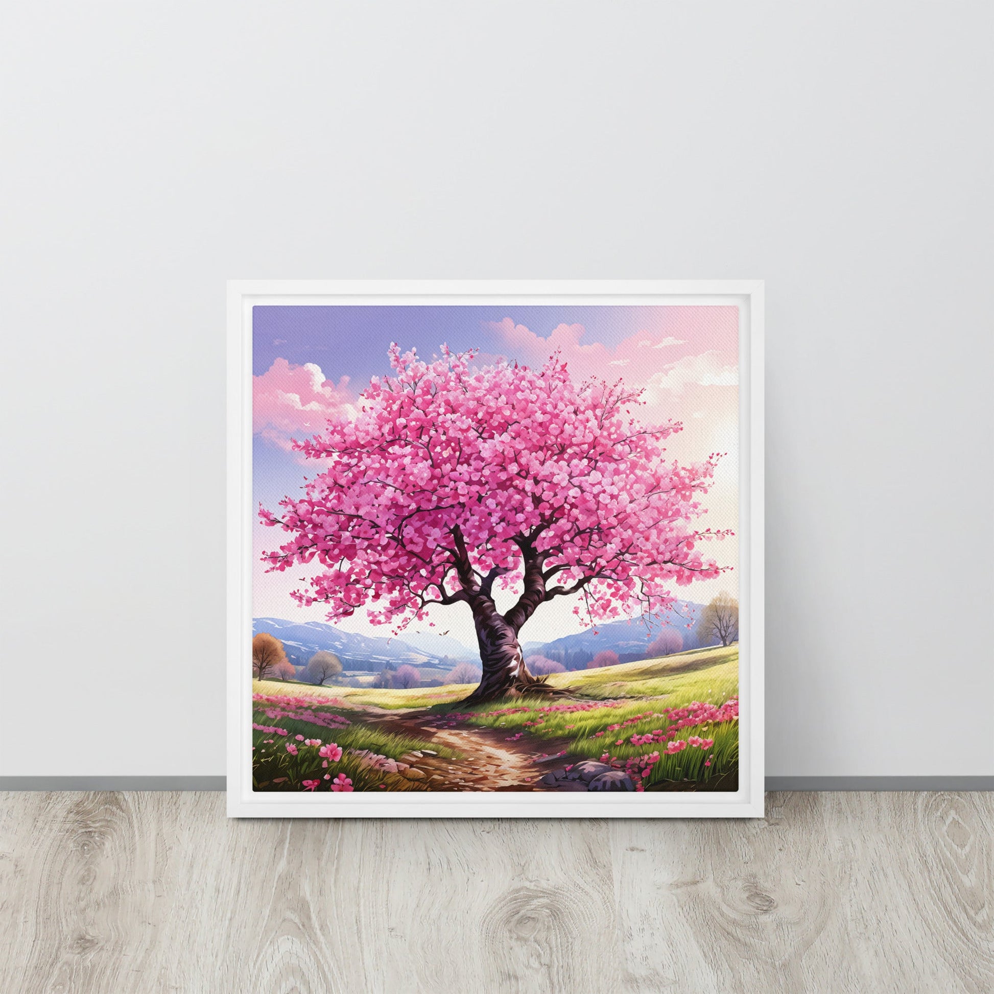 Cherry Blossom Framed Canvas - Canvas Prints - Discovery Co.