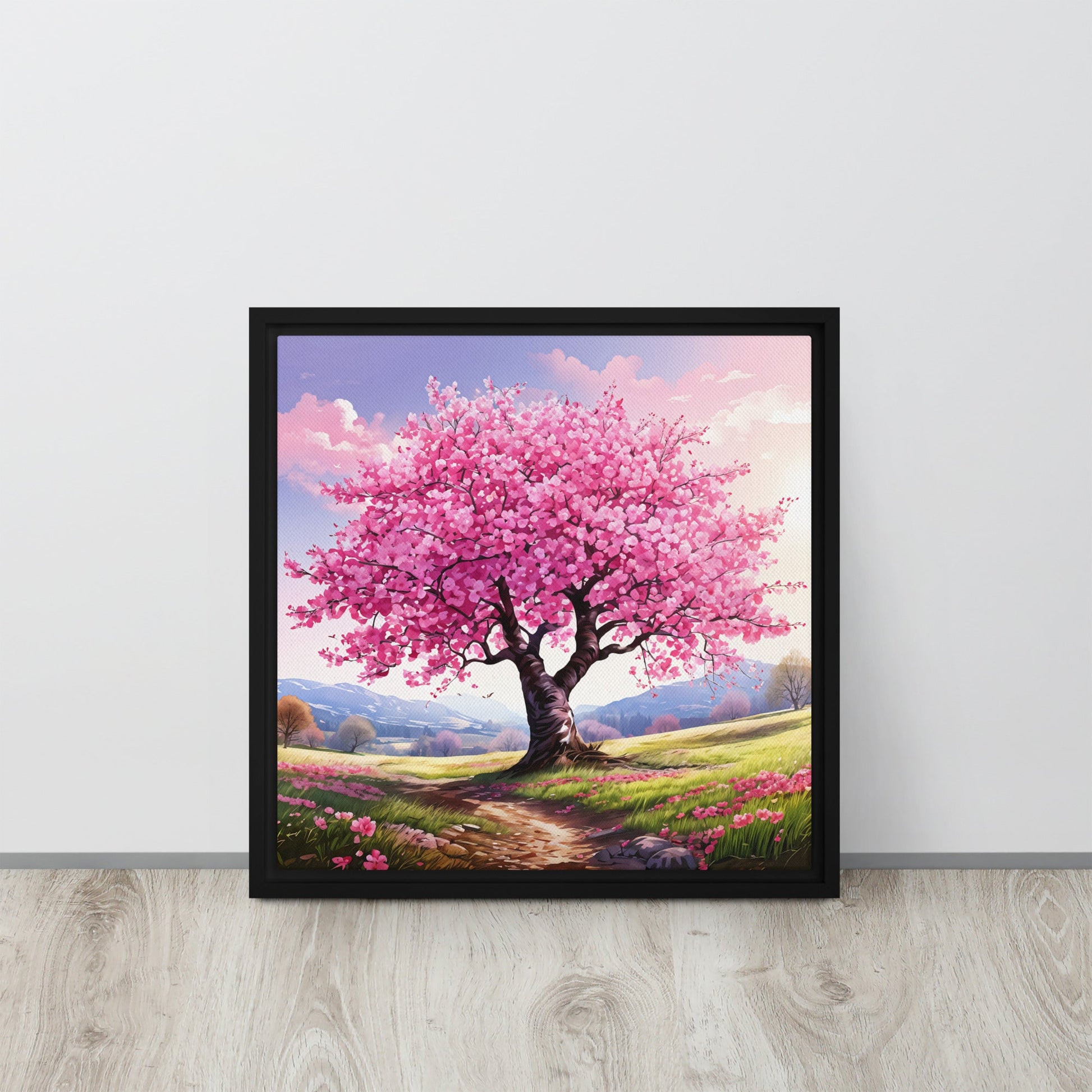 Cherry Blossom Framed Canvas - Canvas Prints - Discovery Co.