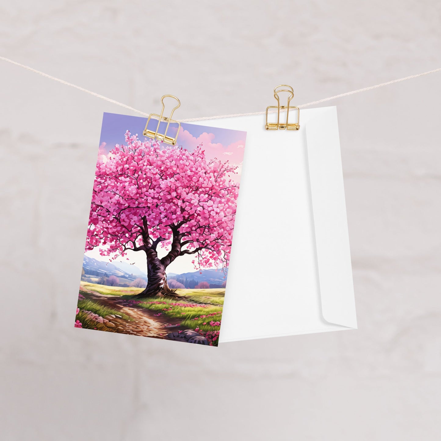 Cherry Blossom Greeting Card - Greeting Card - Discovery Co.