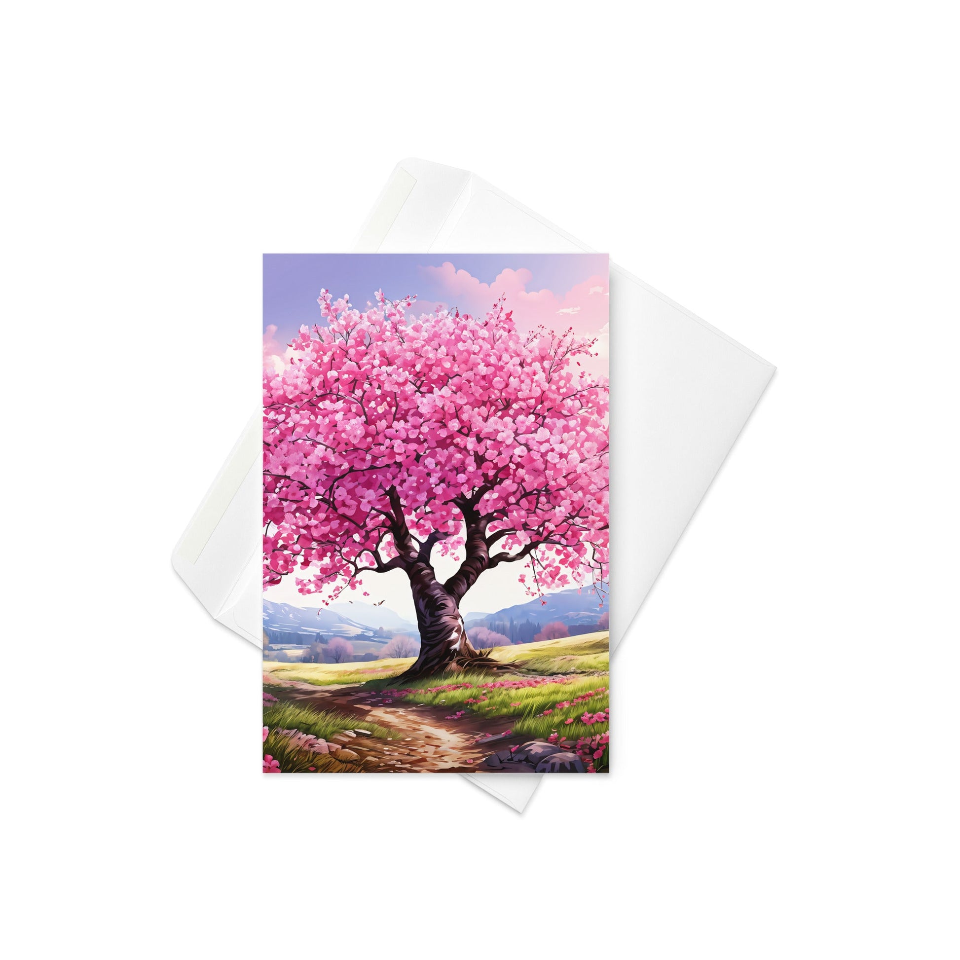 Cherry Blossom Greeting Card - Greeting Card - Discovery Co.