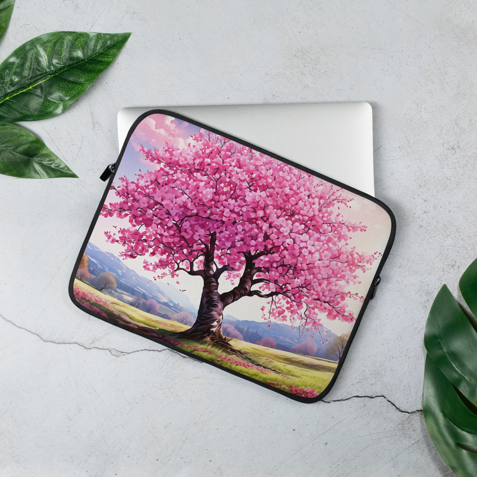 Cherry Blossom Laptop Sleeve - Laptop Cases - Discovery Co.