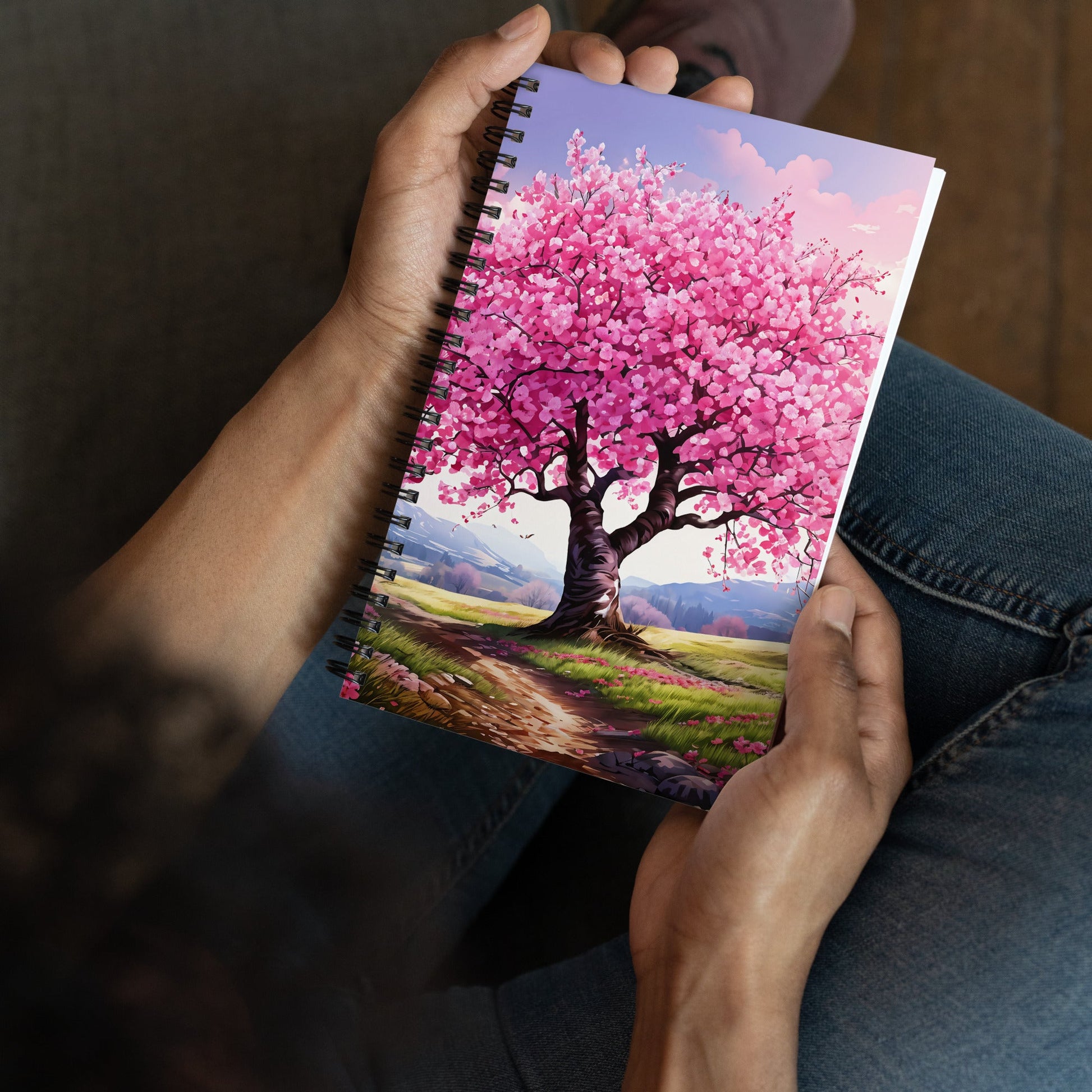 Cherry Blossom Spiral Notebook - Spiral Notebooks - Discovery Co.