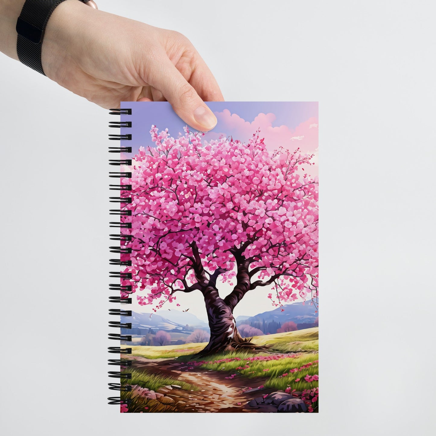 Cherry Blossom Spiral Notebook - Spiral Notebooks - Discovery Co.