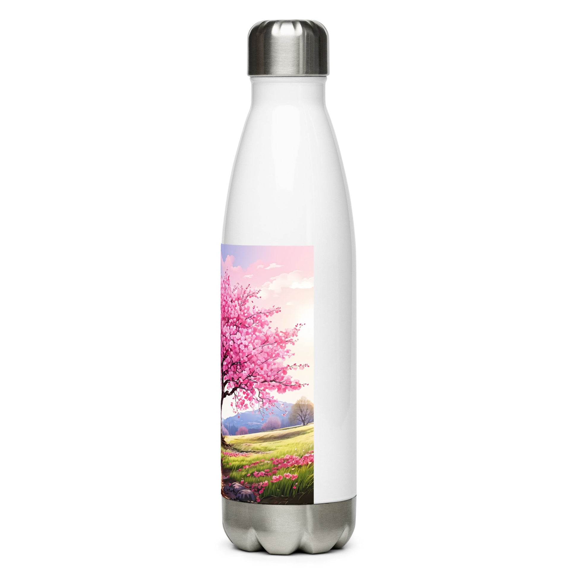 Cherry Blossom Stainless Steel Water Bottle - Stainless Steel Water Bottle - Discovery Co.