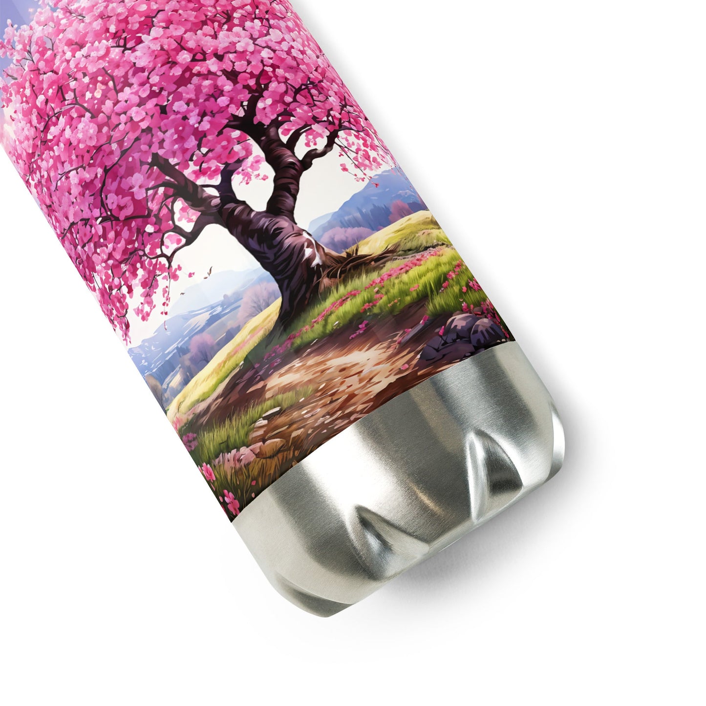 Cherry Blossom Stainless Steel Water Bottle - Stainless Steel Water Bottle - Discovery Co.