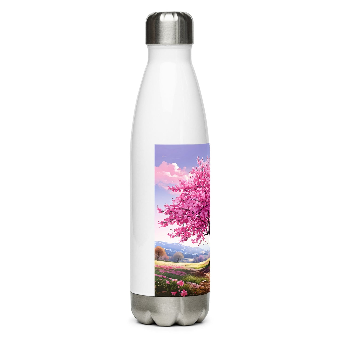 Cherry Blossom Stainless Steel Water Bottle - Stainless Steel Water Bottle - Discovery Co.