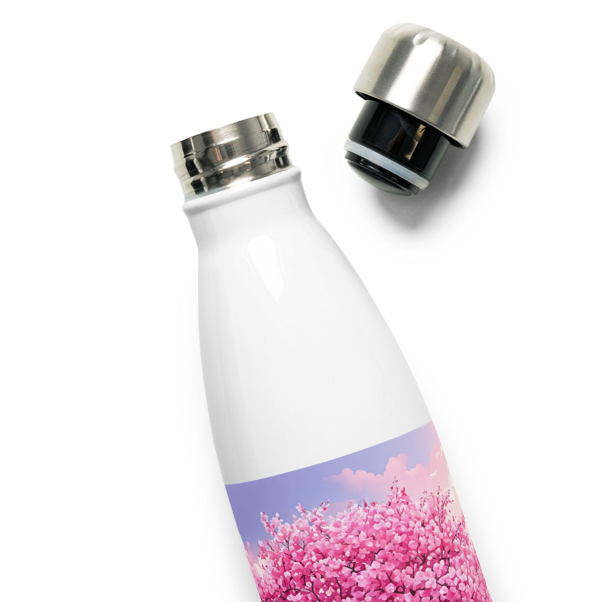 Cherry Blossom Stainless Steel Water Bottle - Stainless Steel Water Bottle - Discovery Co.