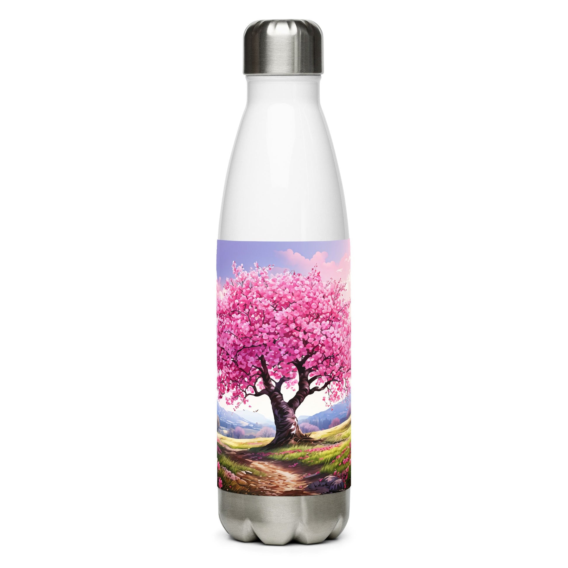 Cherry Blossom Stainless Steel Water Bottle - Stainless Steel Water Bottle - Discovery Co.